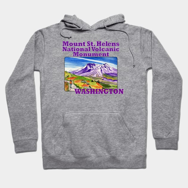 Mount. St. Helens National Historic Monument, Washington Hoodie by MMcBuck